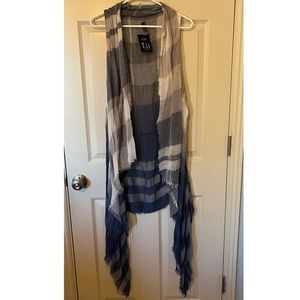 Blue, gray & cream Vest Scarf from Lane Bryant *Never Worn* With tags